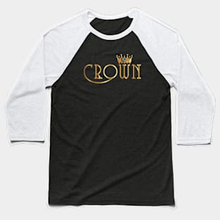 Golden crown design Baseball T-Shirt